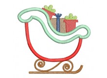 Stickdatei - Schlitten